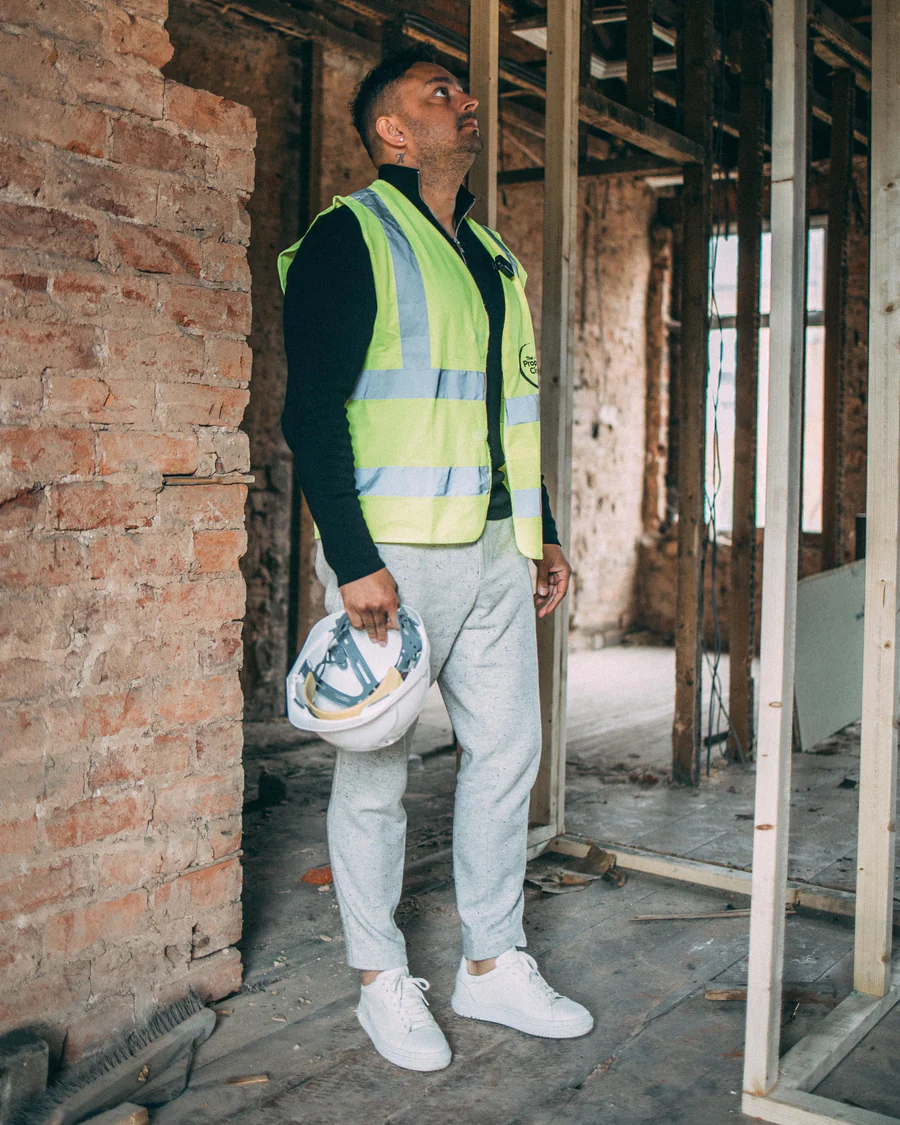 UK property construction site — common setting for investment fraud